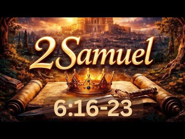 Church for Truckers Bible Study | 2 Samuel 6:16-23